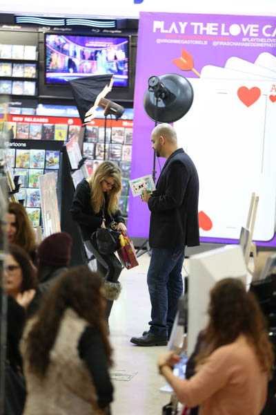 Play The Love Card at Virgin Megastore 